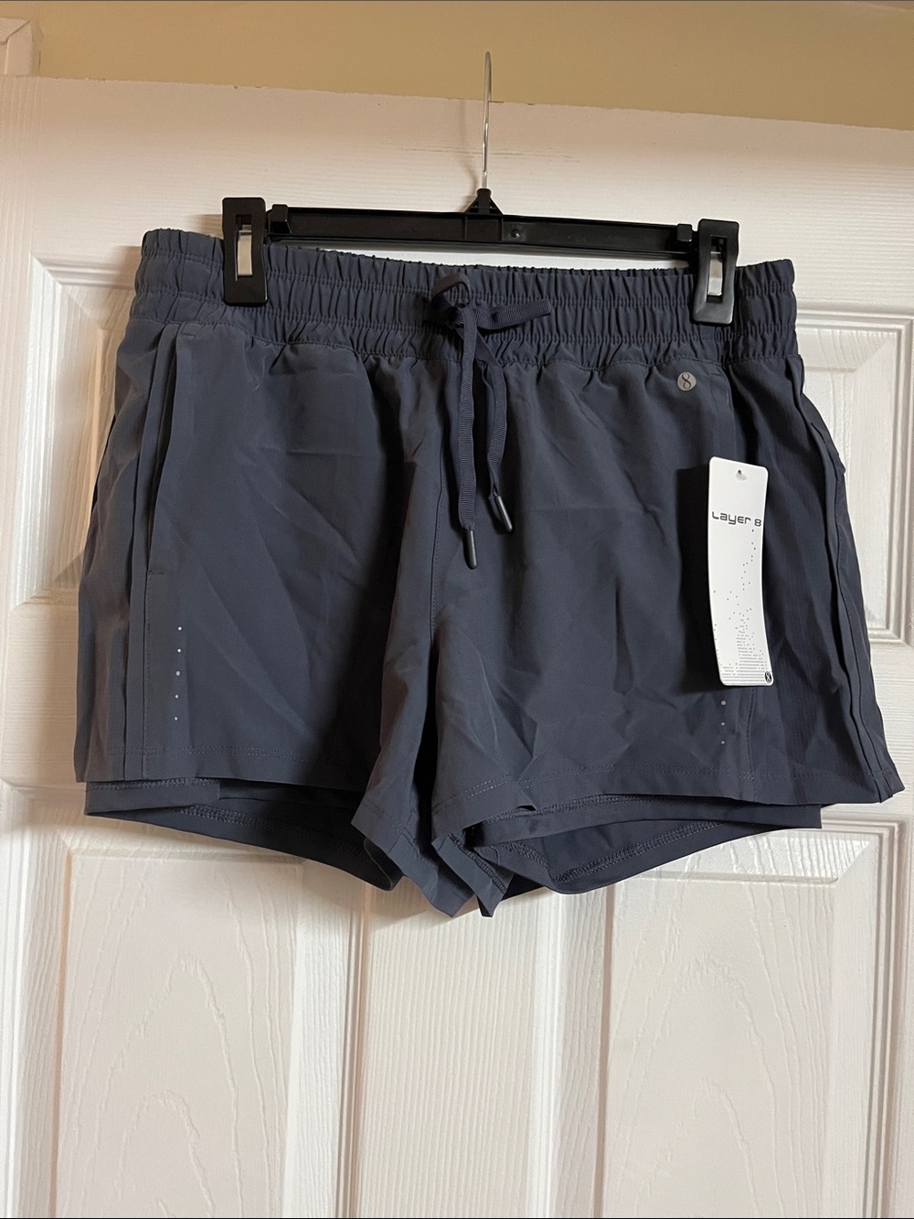 Layer 8 Women's Athletic Shorts - Charcoal